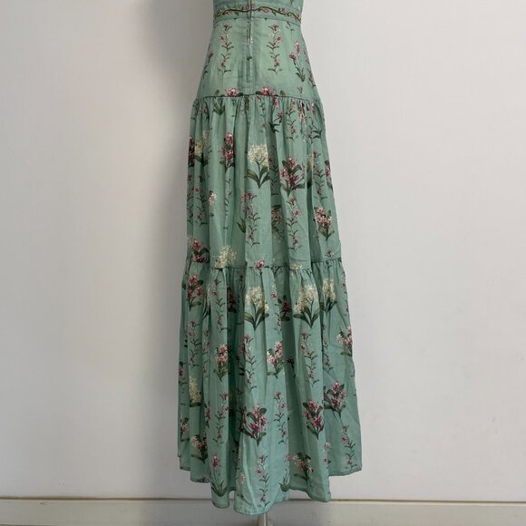 Agua By Agua Bendita Green Floral Maxi Dress - Picture 10 of 11